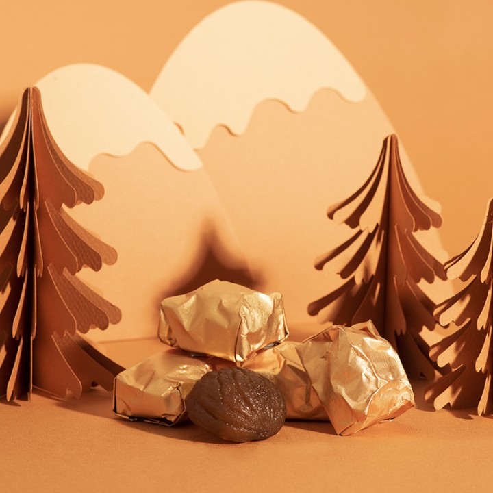 Marrons glacés issu de l'agriculture biologique