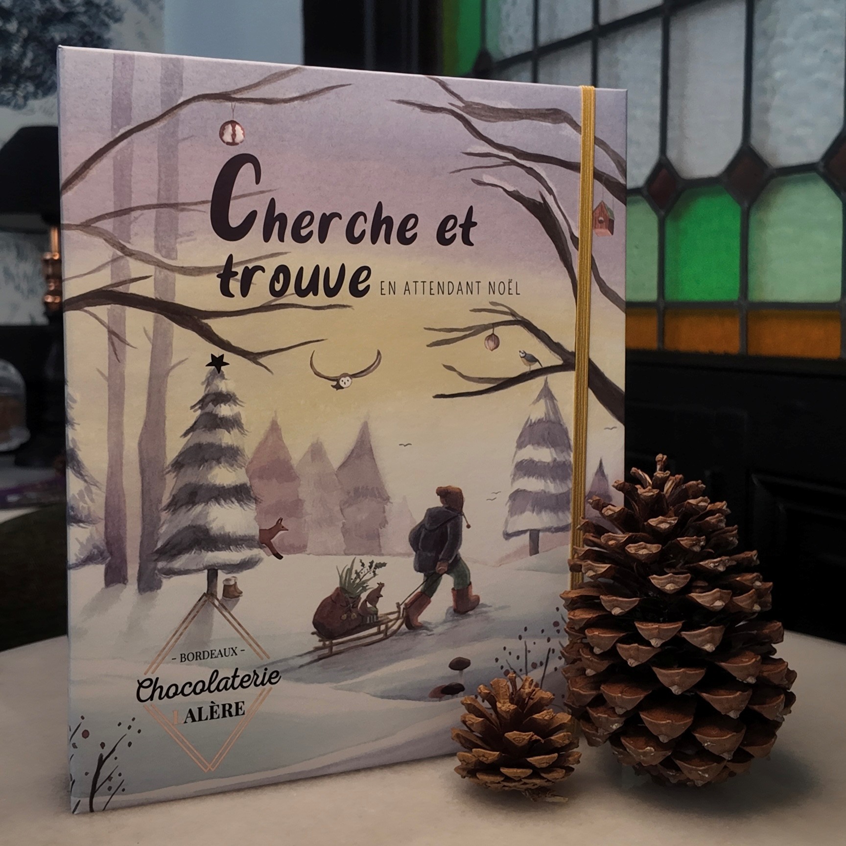 Calendrier de l'avent édition 2025 à bordeaux chocolaterie lalère